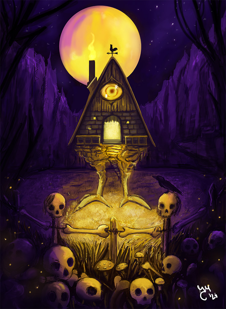 Baba Yaga's hut - Slavic mythology